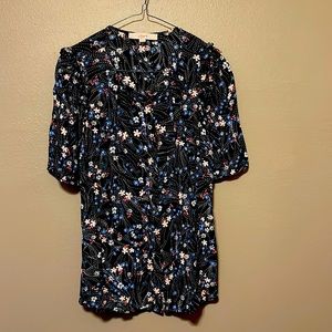 Loft flowered blouse